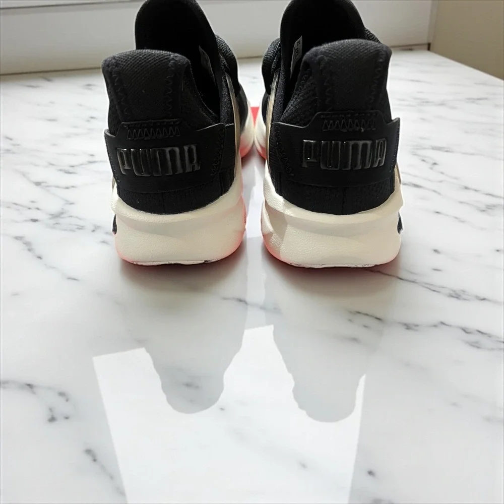 Puma Women's Softride Running Shoes Black Gold Accents Athletic Sneakers Size7.5 - Picture 5 of 11